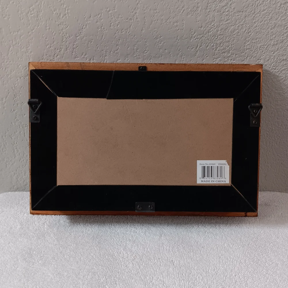 Brown and Green Fish Decor with Framed Accessories